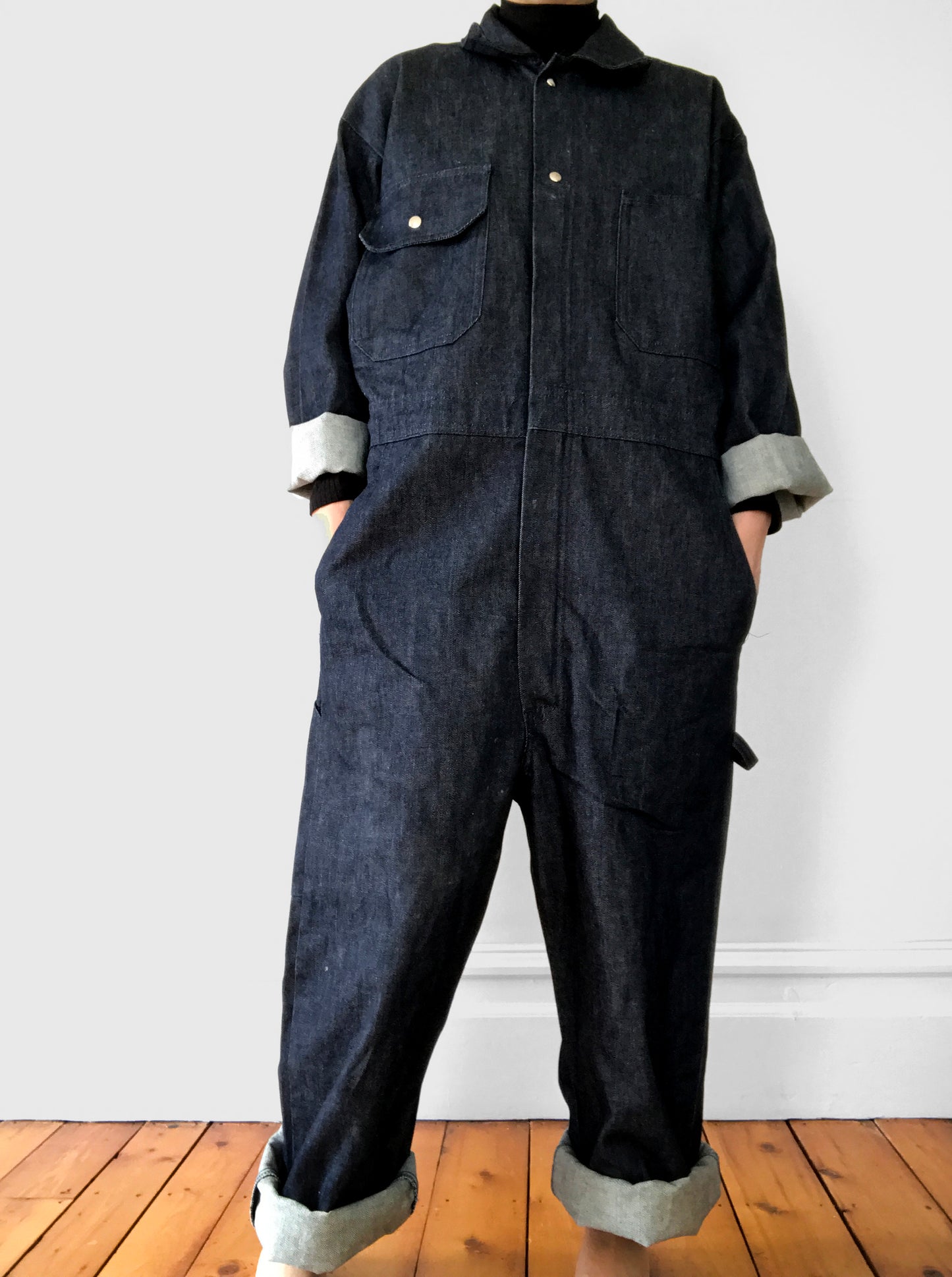 Made in Canada Dark Denim Jean Coveralls