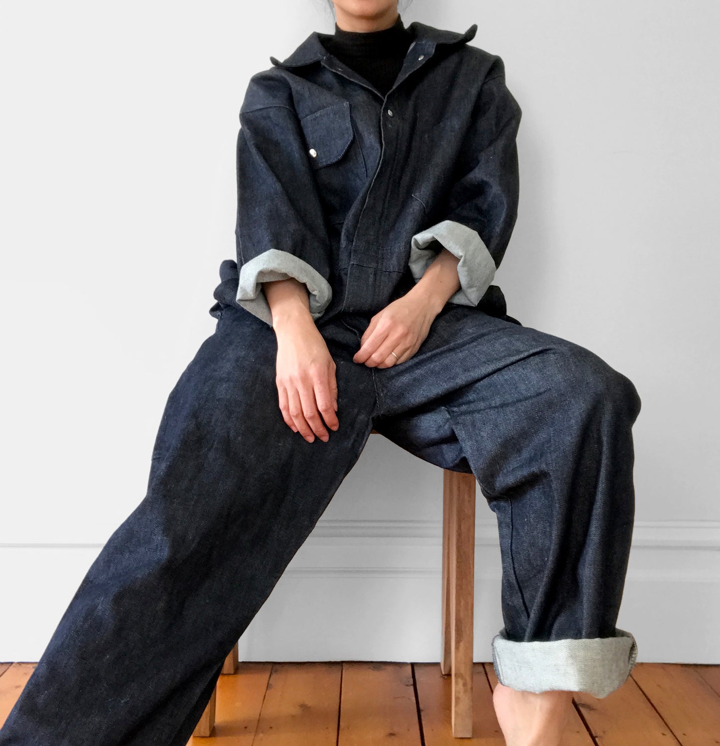 Made in Canada Dark Denim Jean Coveralls