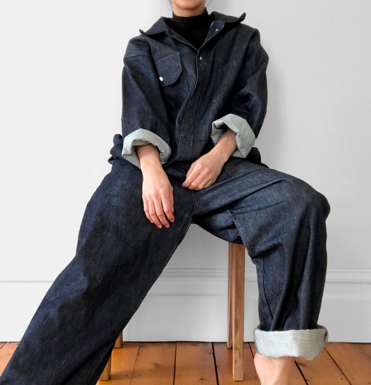 Made in Canada Dark Denim Jean Coveralls