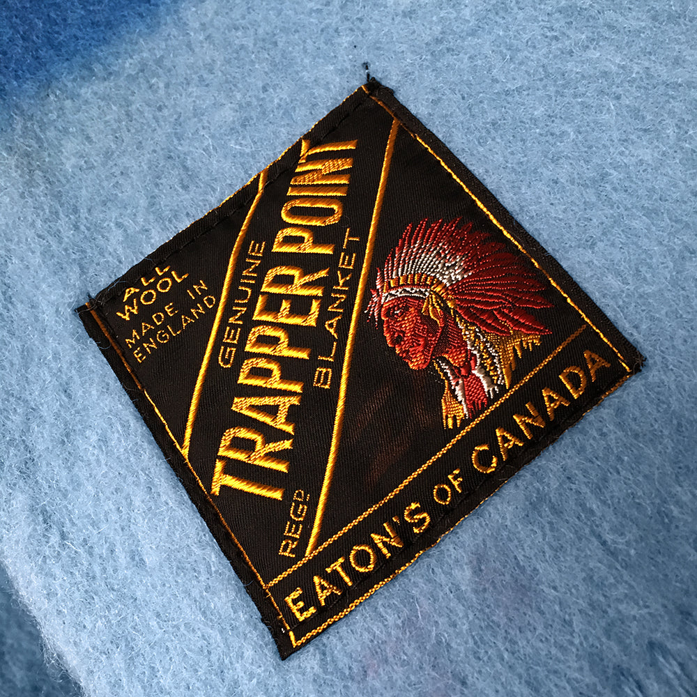 1960s EATON'S of Canada Wool Trapper Point Blanket