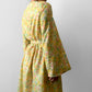 1970s Lightweight Floral Bell-Sleeve Belted Summer Dress