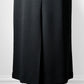 1980s -1990s Black Made in Canada Midi-Length High-Waisted Belted Slimline Skirt