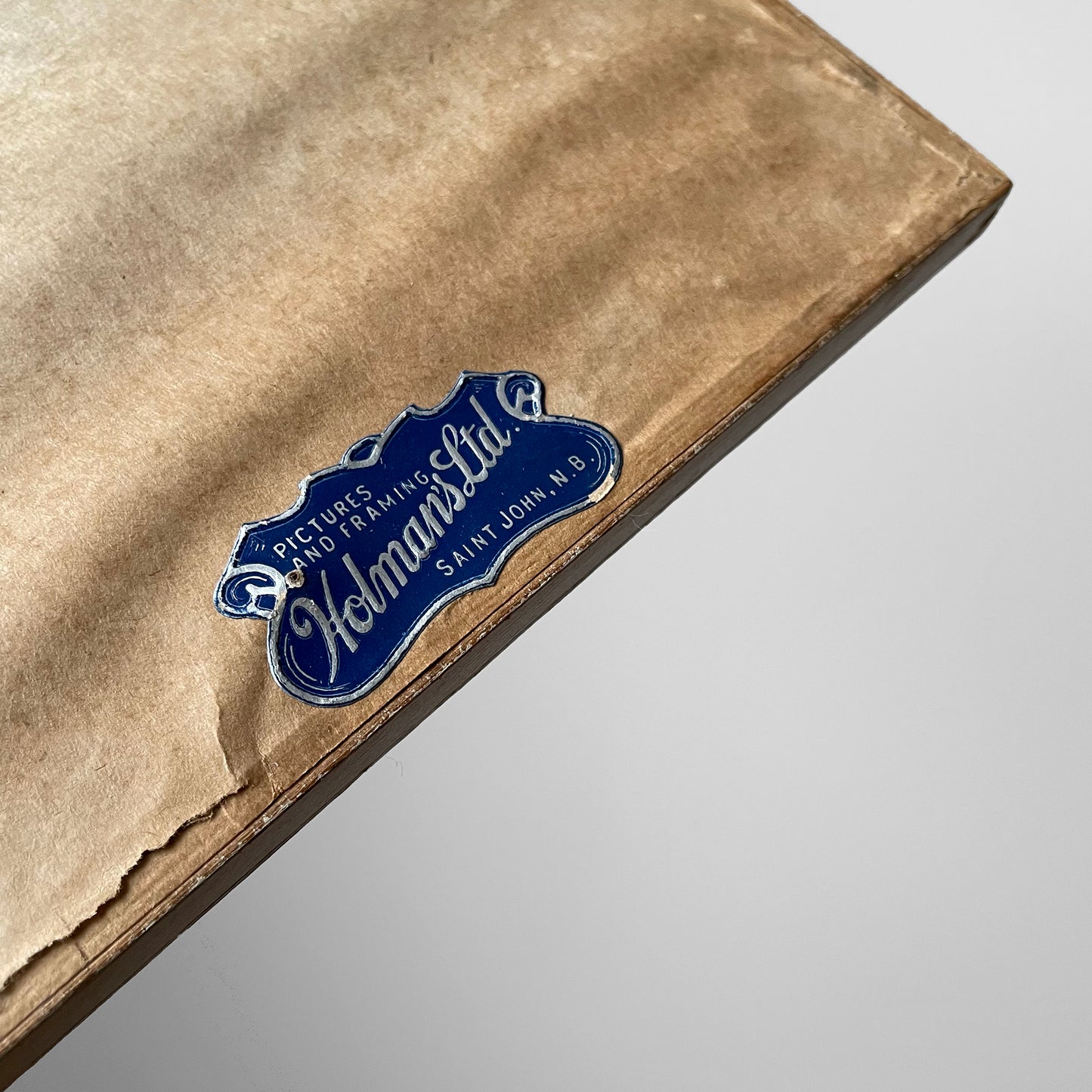 Carved-Wood Framed Matted Floral Art Print Wall-Hanging