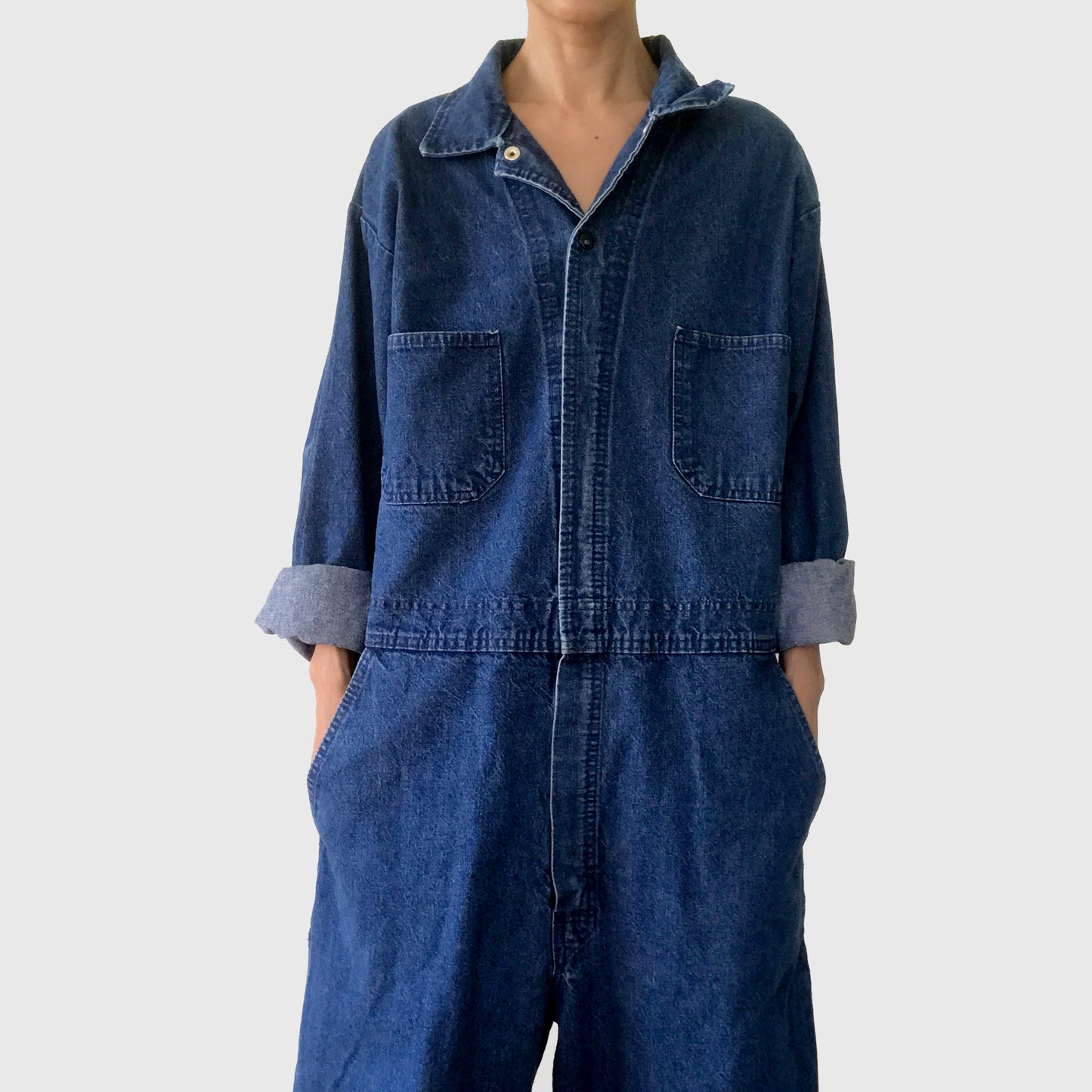 Made in Canada Blue-Jean Denim 3XL Big and Tall Coveralls