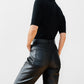 1990s Lined Black Leather Pants