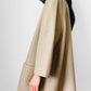1980s Tan Double-Breasted Relaxed Fit Blazer Jacket