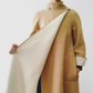 1960s Tan Wool Fleece A-Line Coat